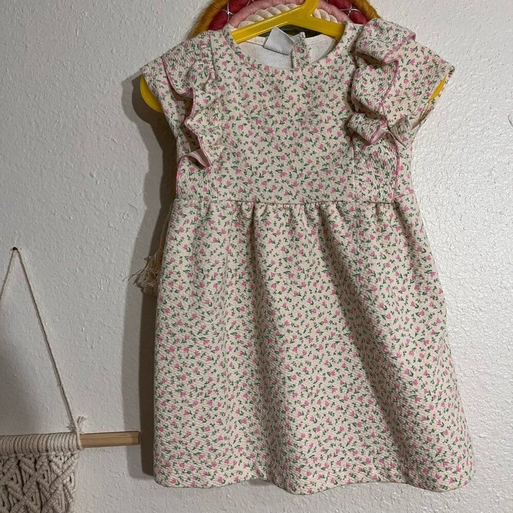zara floral kids dress